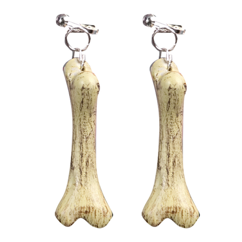 Kostěné náušnice, 2 kusy